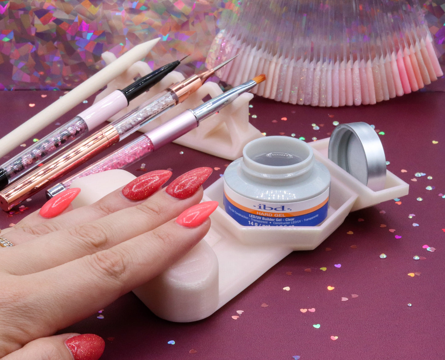 Builder Gel Set with Brush Rest