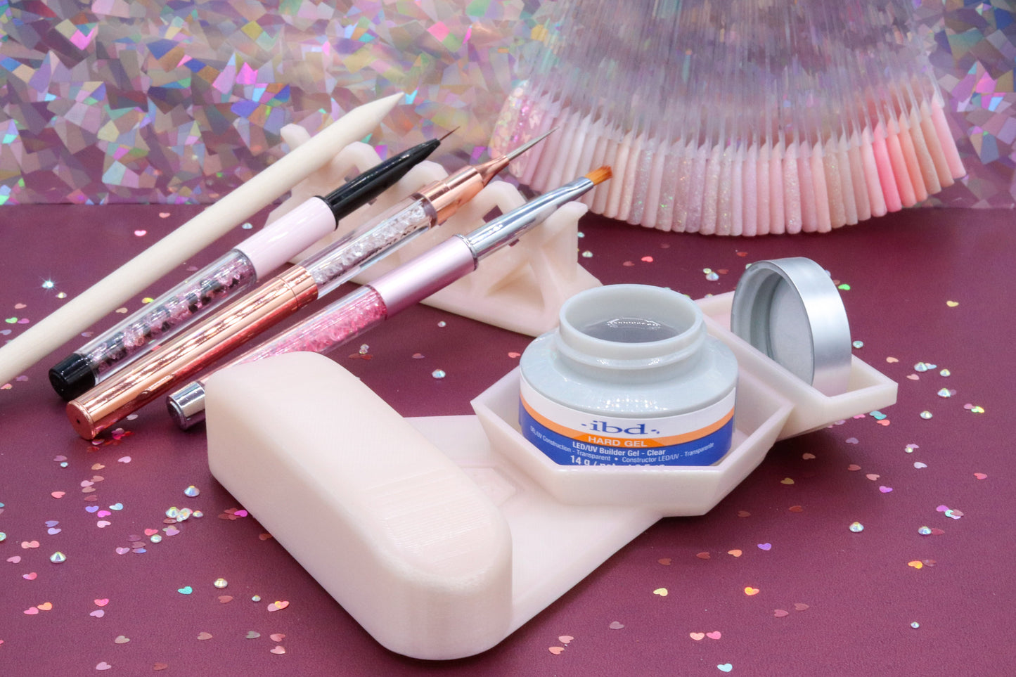 Builder Gel Set with Brush Rest