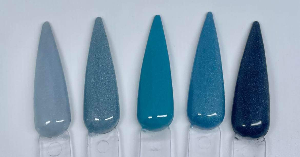 Blue Tonal Set - #485 thru #489
