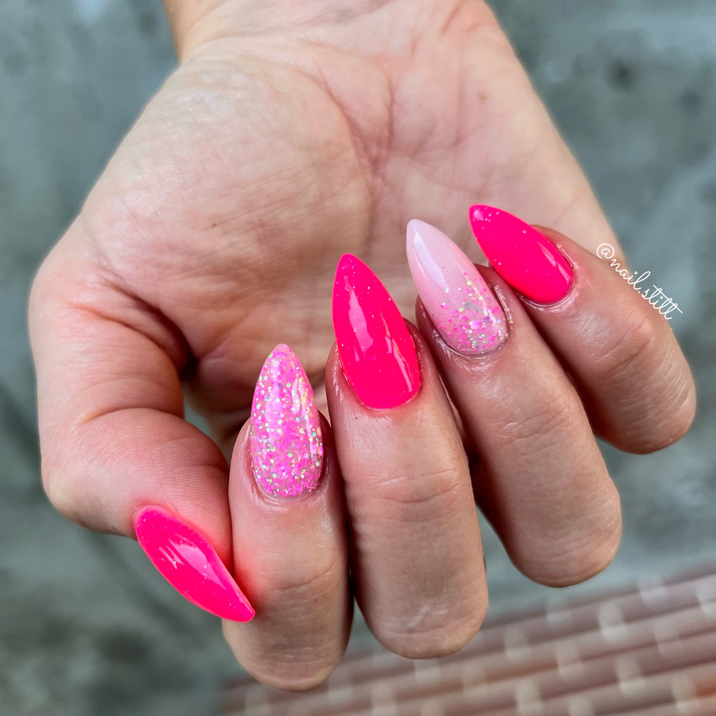 Guava Slush Glitter Dip - #200