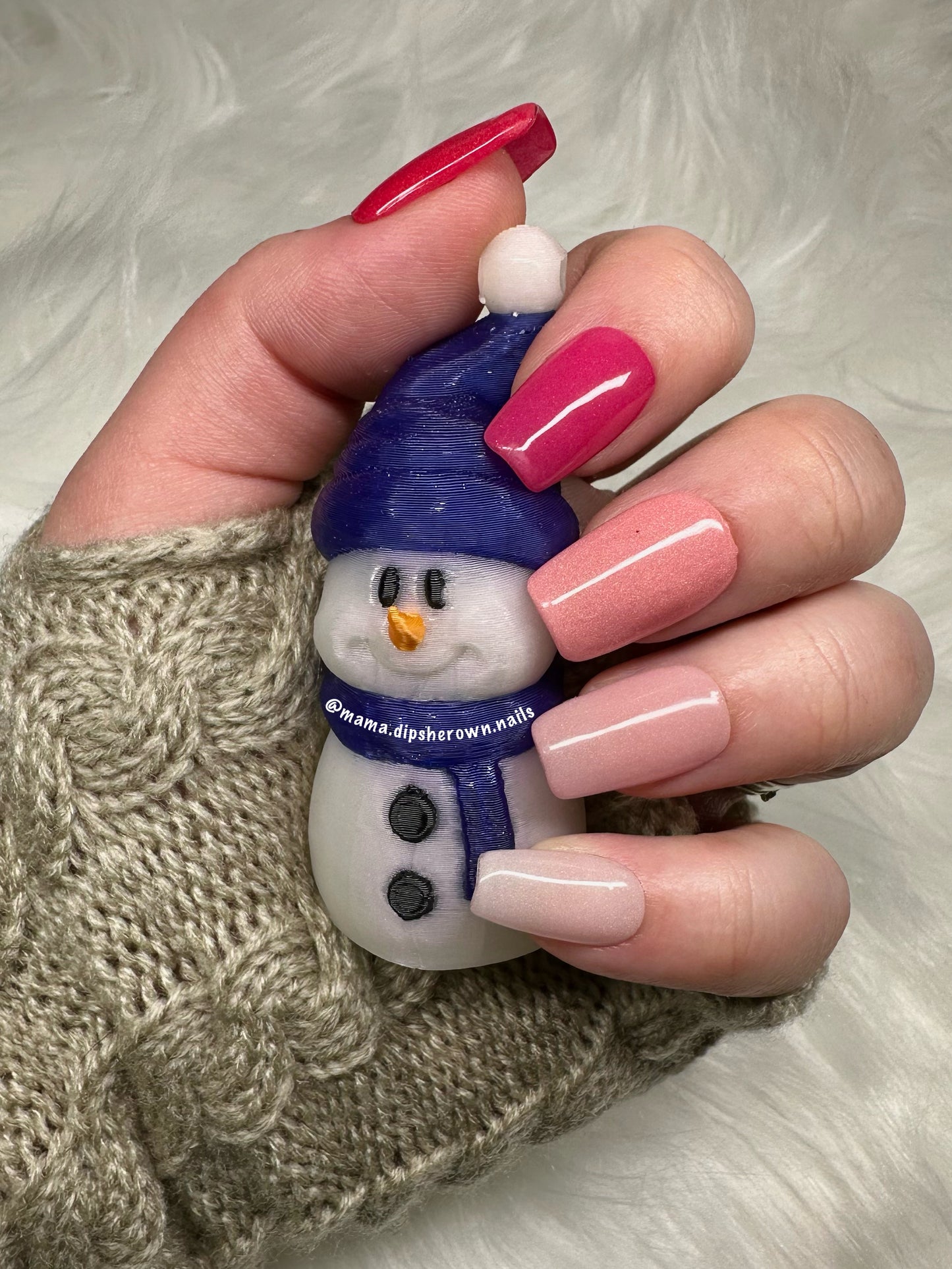 Snowman Nailfie Prop/Tree Ornament