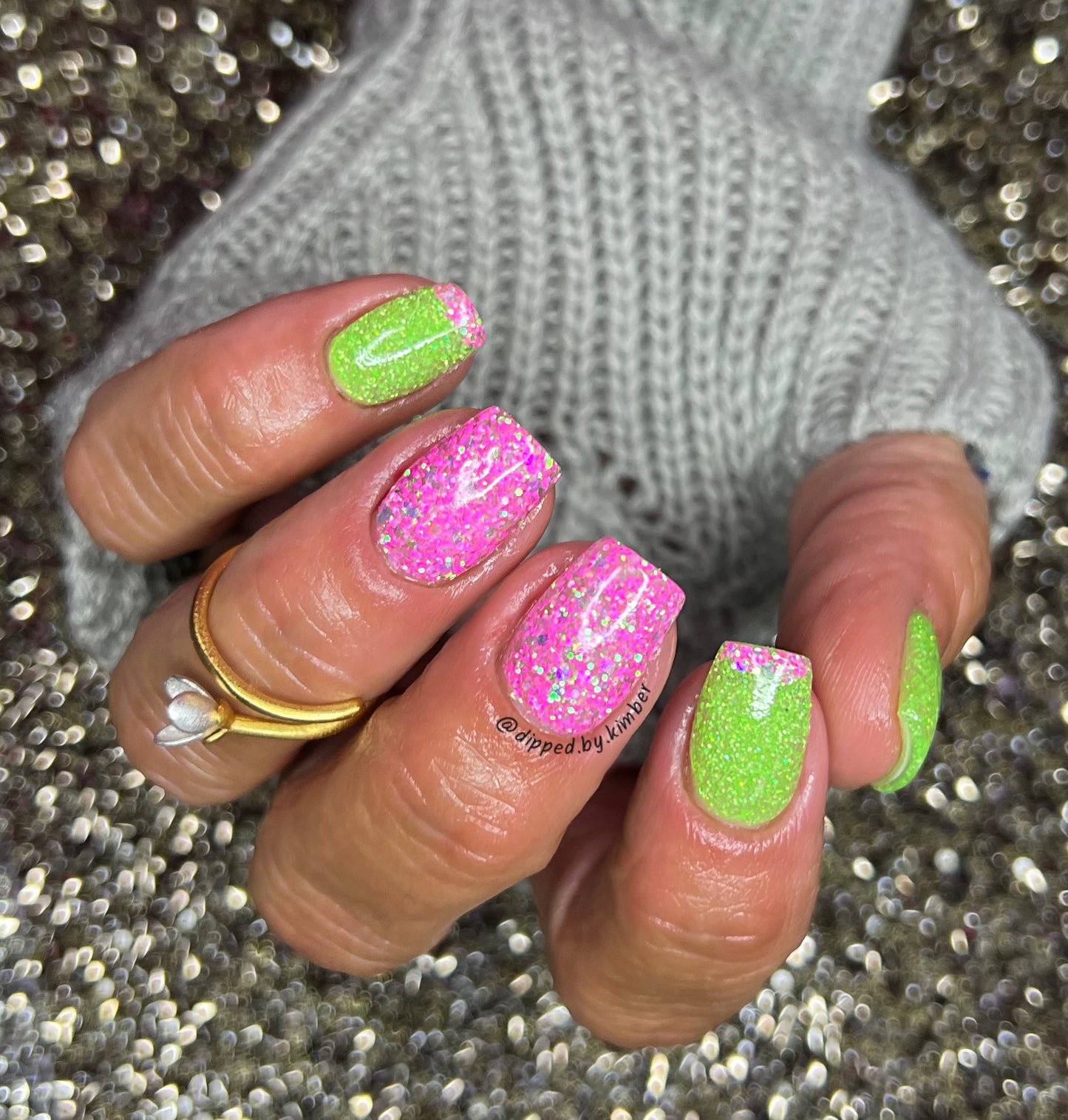Guava Slush Glitter Dip - #200