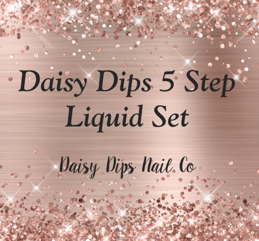 5 Step Daisy Dip Liquid Set - 15 mL Bottles