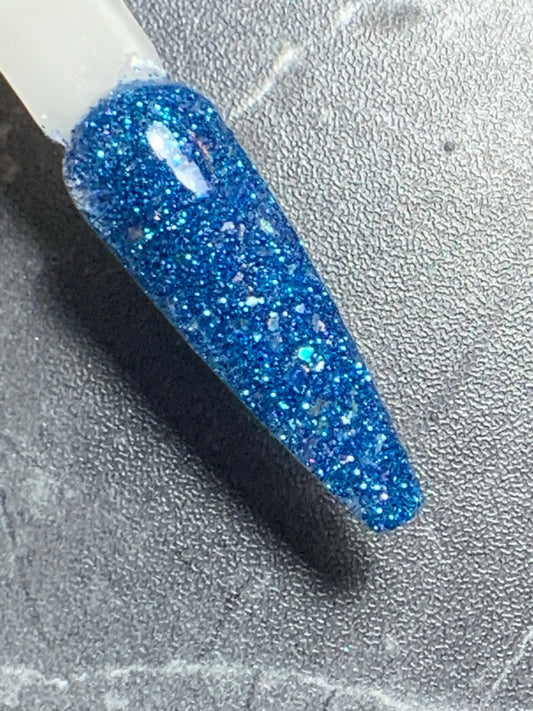 Blue Razz Slush Glitter Dip